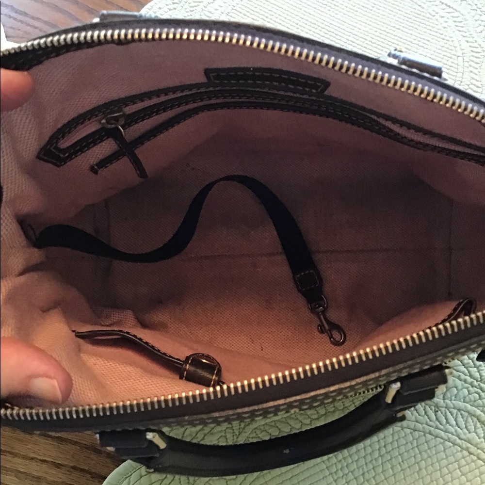 Dooney & Bourke Dillon Dark Green Crocodile tote - Picture 8 of 16